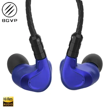 

NEW BGVP DMG 2DD+4BA Hybrid In-Ear Earphone Metal High Fidelity Monitor With Detachable MMCX Cable And Three Nozzles