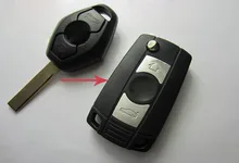 Modified Folding Flip Key Shell Refit Cover For BMW 3 5 7 SERIES Z3 Z4 E38 E39 E46 Remote Case Fob