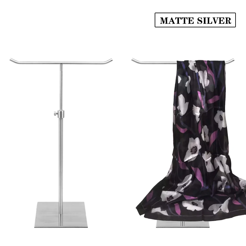 

LINLIANGMUYU Multipurpose stainless steel scarf tie hat shop display rack stand holder SJ12