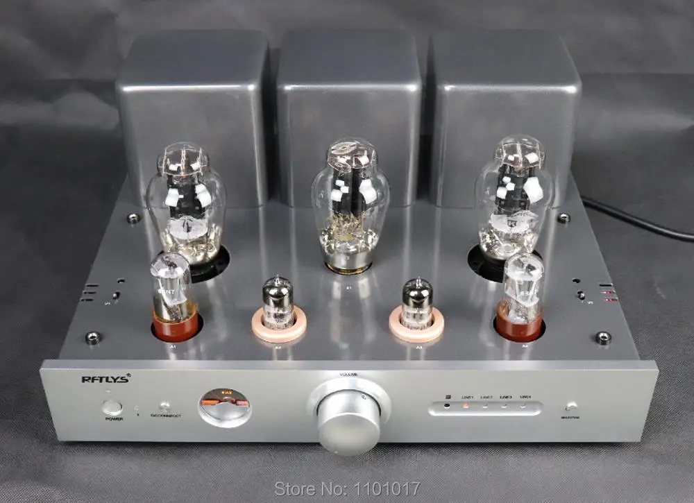 RFTLYS A3 300B Bluetooth Ламповый усилитель HIFI EXQUIS интегрированный класс А с пультом