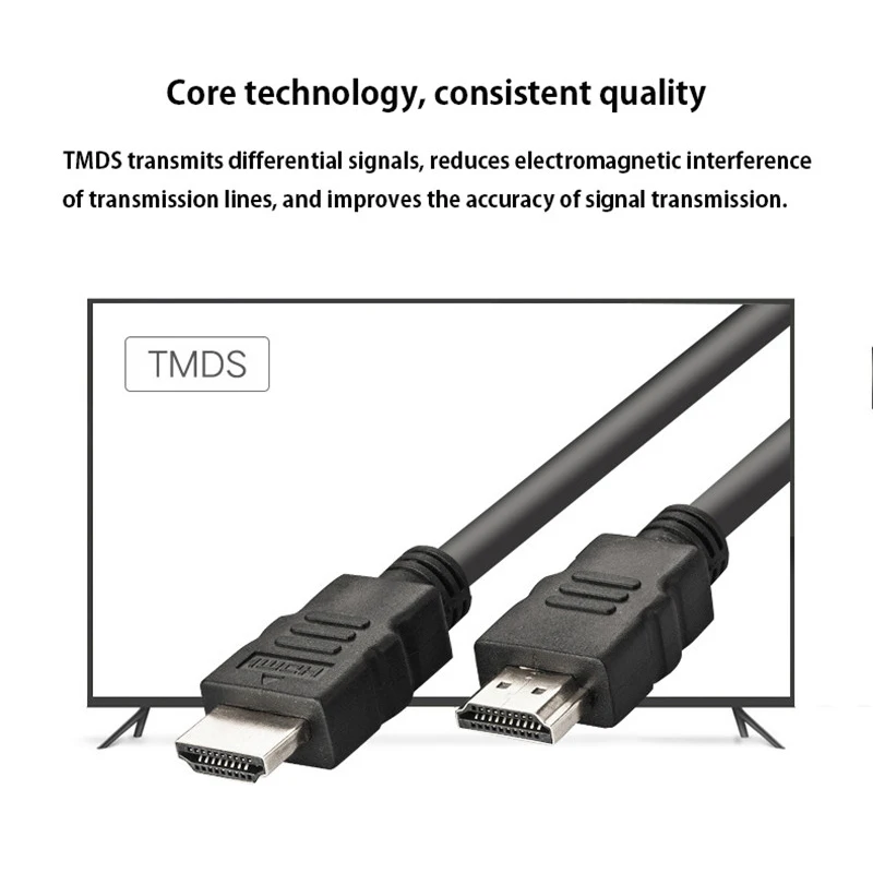HDMI 1.4 Cable 1m 1.5m 3m 5m HDMI to 4k 3D 60FPS cable for HD TV LCD laptop PS3 projector computer