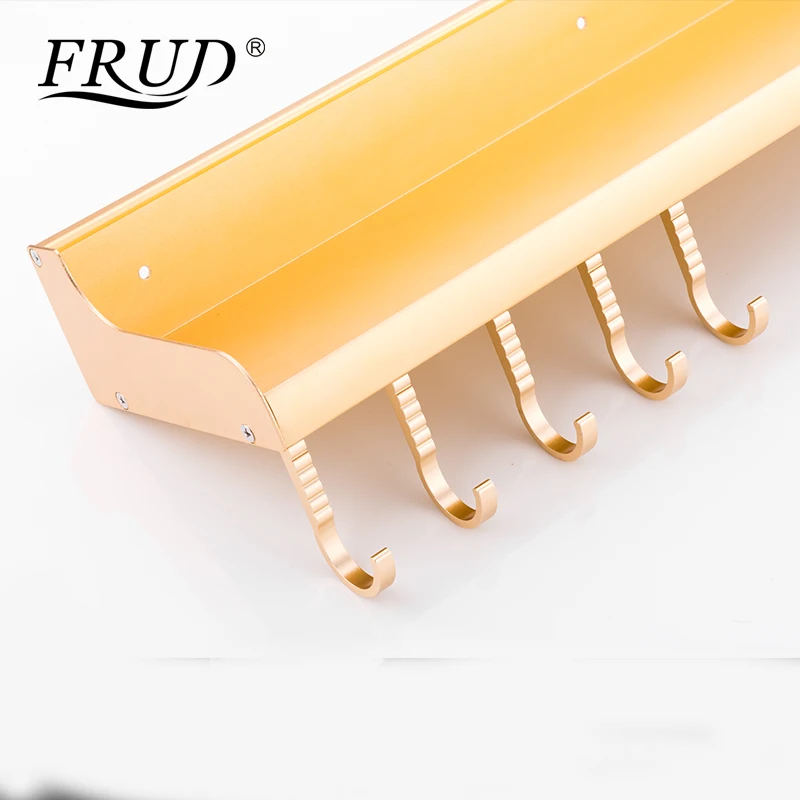 FRUD новая угловая полка вешалка полки для ванной алюминиевая стойка комнаты