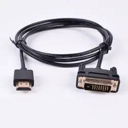 1080 м HDMI к DVI 24 + 1 pin адаптер Кабели 1,5 P 3D HDMI кабель для ЖК-дисплей DVD HDTV xbox высокая скорость DVI hdmi кабель