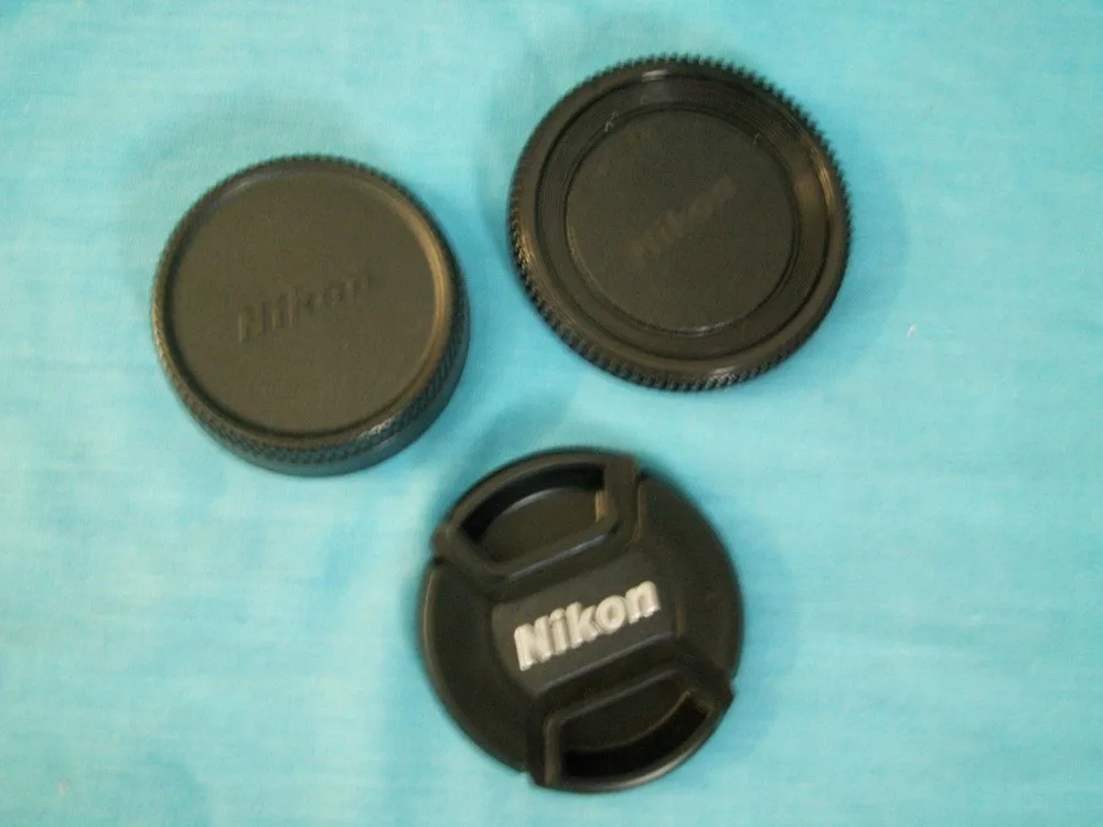 3 in 1 52mm Lens cap cover + Lens Rear cap + Camera body cap set of cap For NIKON D5100 D5200
