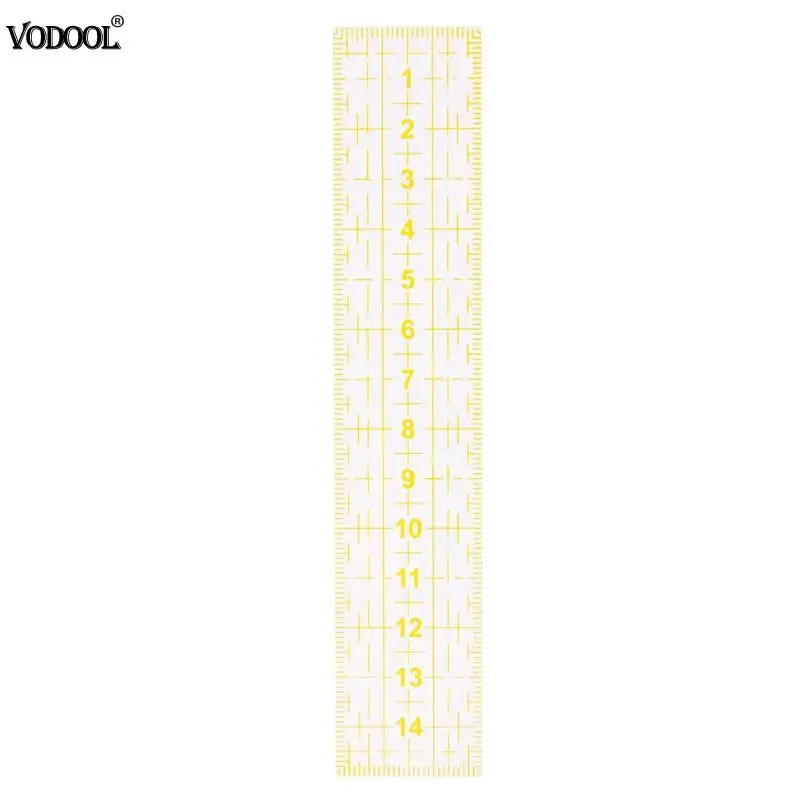 VODOOL многофункциональная прямая Линейка для рукоделия 15 см пластиковая домашнего