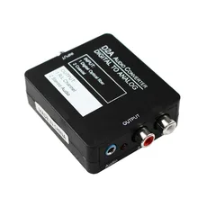 10pcs Converter For Coaxial Or Toslink Digital Audio to Analog L/R Audio Digital to Analog with 3.5mm Jack Output (RCA+Earphone) 10pcs Converter For Coaxial Or Toslink Digital Audio to Analog L/R Audio Digital to Analog with 3.5mm Jack Output (RCA+Earphone)
