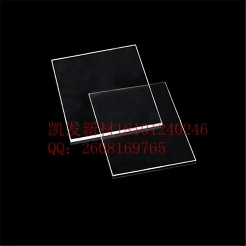 

Sapphire Square-Al2O3 Single crystal substrate-5.0mm*5.0mm*0.4mm-Window film-Epitaxial coating-double polishing