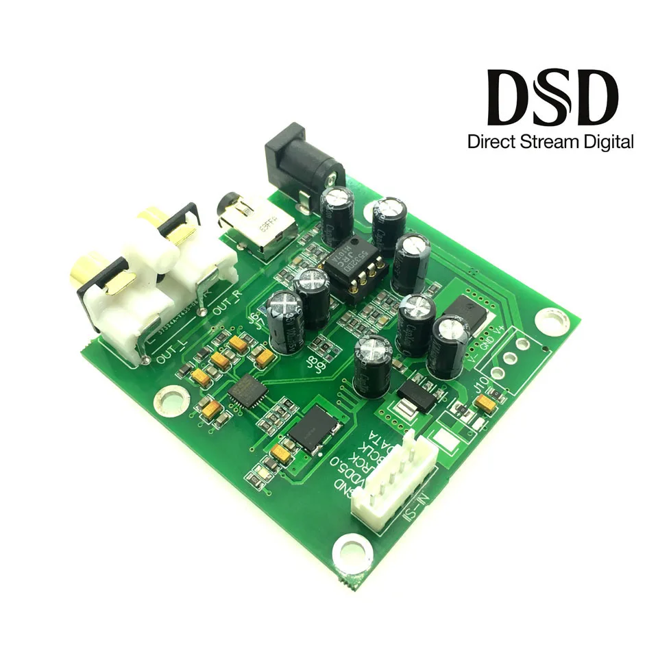 ES9018K2M I2S IIS DSD цифровой аудио DAC декодер 32bit 384k AUX аналоговая Выходная плата для hifi