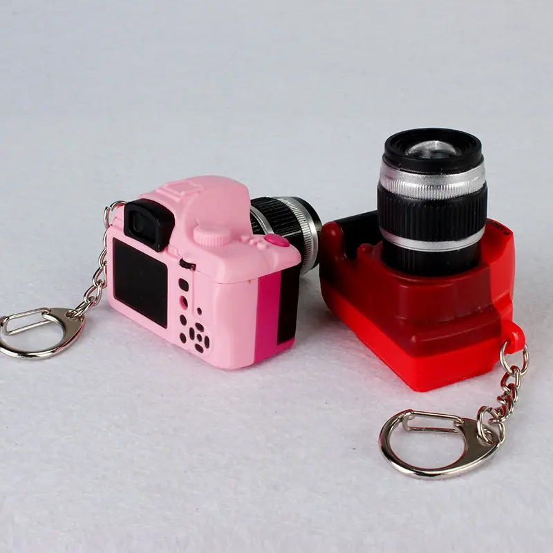 2016 new style camera sound light font b led b font keychains font b flashlight b