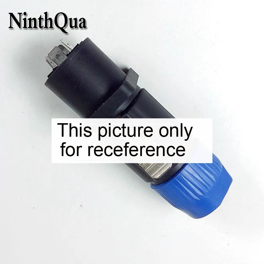 NinthQua 1 шт. XLR 4-контактный штекер для панельного шасси Монтажный 4 P пластиковый