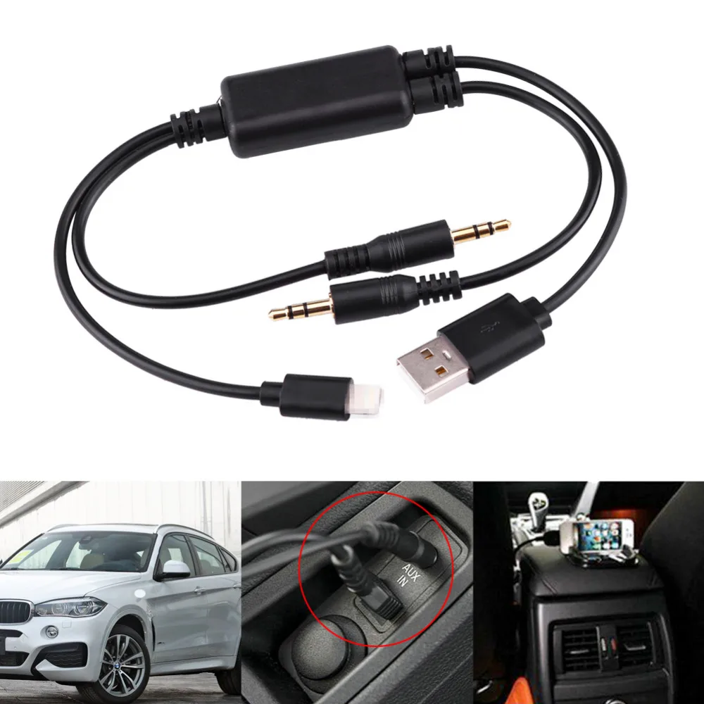 Auto Car USB 3.5MM AUX Adapter Interface Cable For BMW MINI Cooper Core For  iPod Fast Data Transfer Car Accessories-in Cables, Adapters & Sockets from  ...