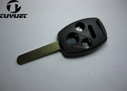 Honda remote key shell 3+1 buttons no Chip Groove (2)-1