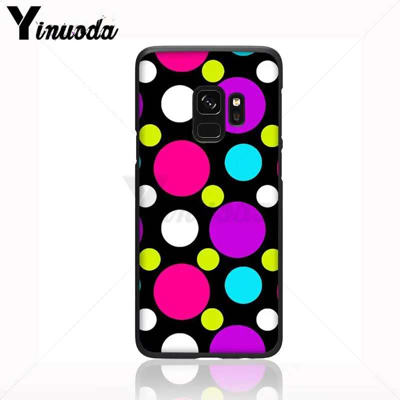 Red Black Gold Polka dots Dot