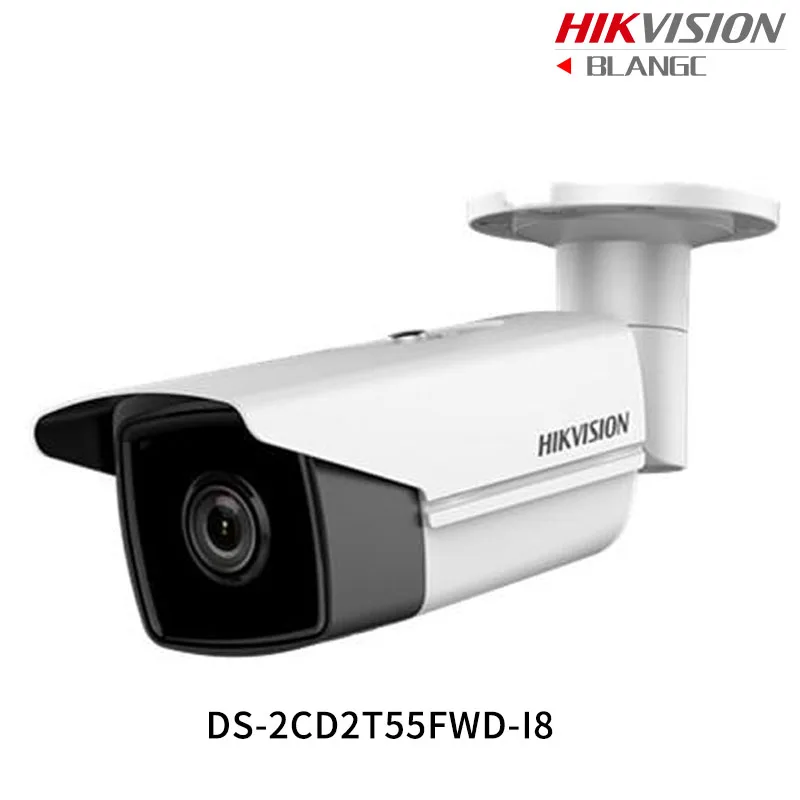Hikvision English Security Camera DS 2CD2T55FWD I8 5MP H 265 Bullet CCTV Camera WDR IP Camera