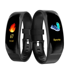 Умный Браслет цветной экран Bluetooth 4,0 спортивный Smartband браслет кровяное давление пульсометр вызов SMS оповещение часы