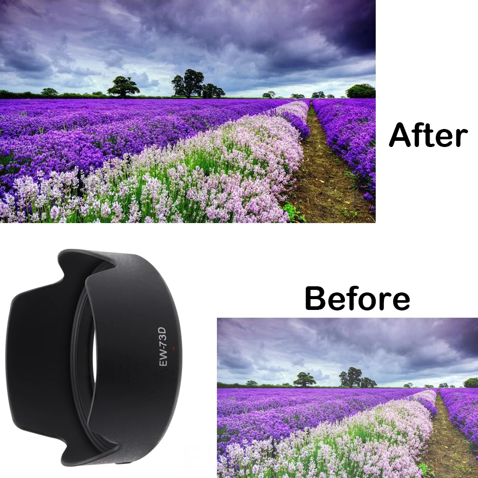 Чехол для объектива камеры Canon EW 73D 18 135 мм USM 80D 7DII 7D2 77D 760D 67 мм|Бленды| |