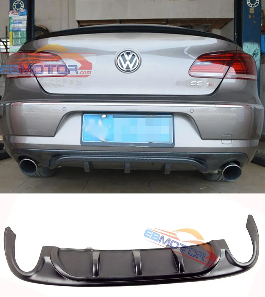 PAINTED R Line Style Rear Bumper Lip Diffuser Spoiler For Volkswagen CC