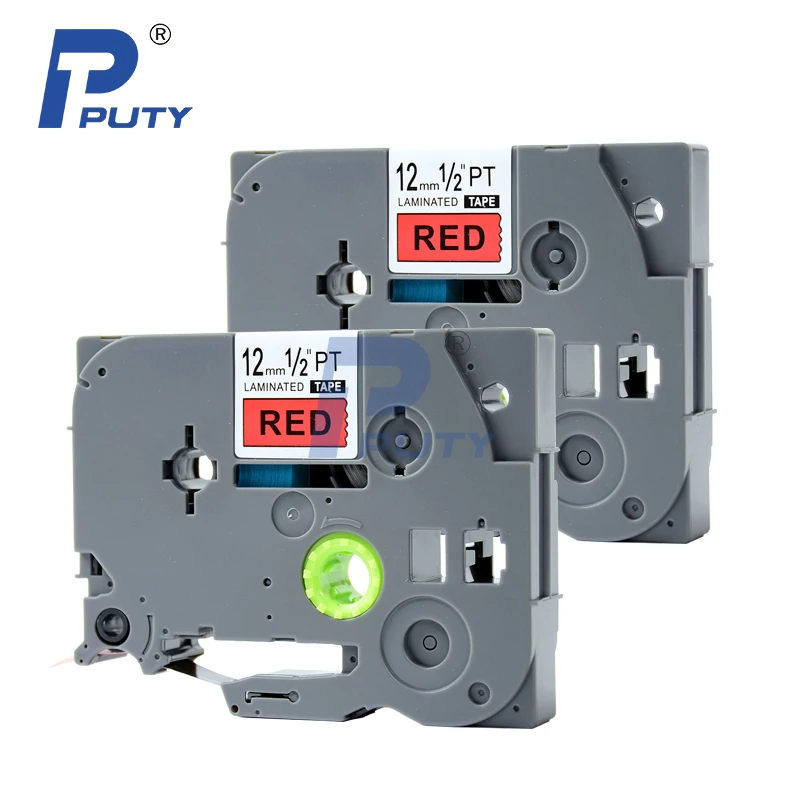 10 шт. в комплекте 1/" TZ-431 TZe 431 TZe431 черный на красный, ламинированный кассета с маркировочной лентой совместимый с Brother P-сенсорный принтер PT-1230PC 12 мм