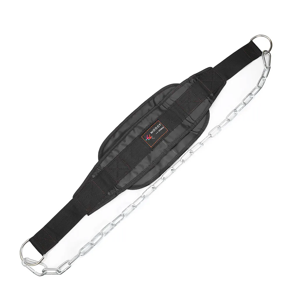 

Thick Neoprene Dipping Belt Weight Lifting Belt with Chain for Pull Up Chin Up Barbell Fitness Bodybuilding Gym Belt