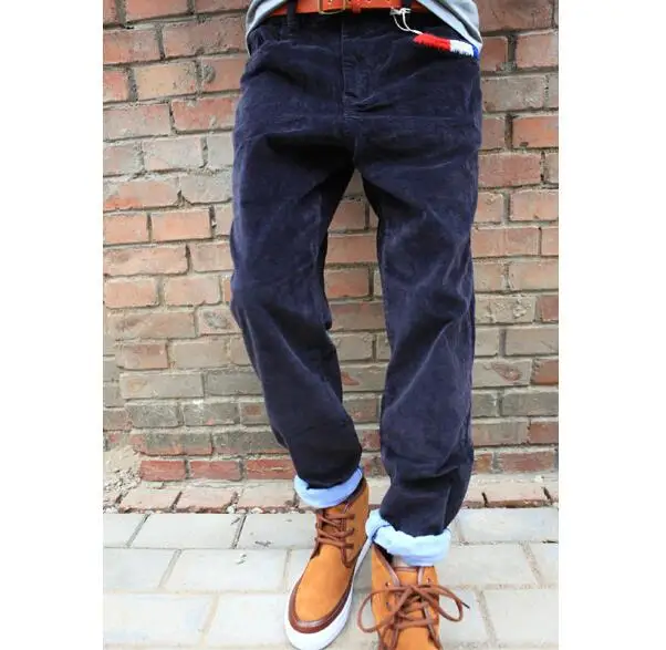 blue corduroy pants mens