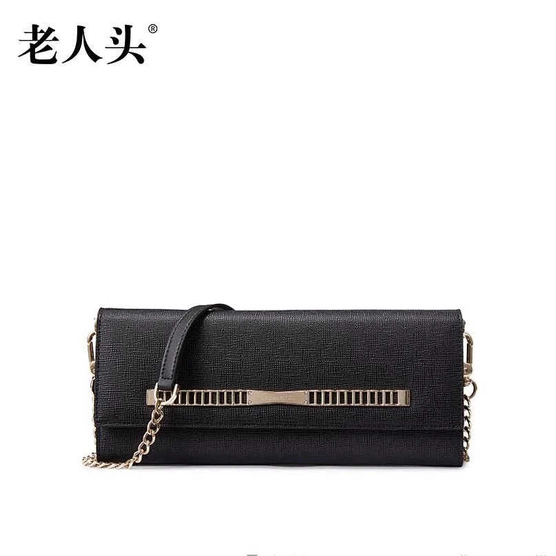 LAORENTOU2016 new high quality luxury fashion hand bag leather envelope bag counter genuine well known brands