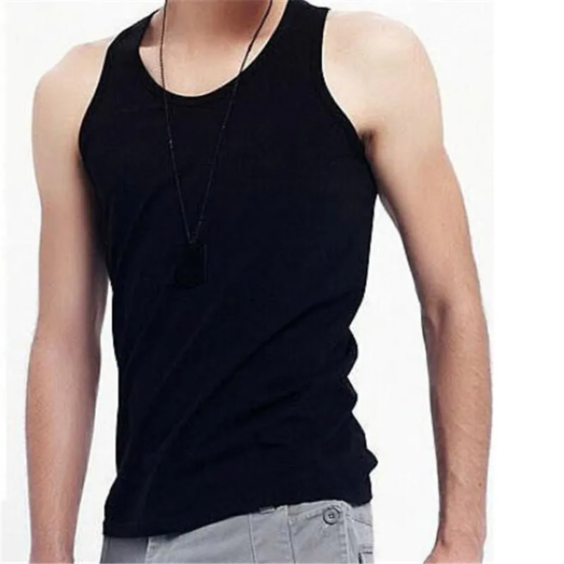 Hot Summer Young Boys Teenager Sleeveless Casual Vest Tank Tops Basic ...