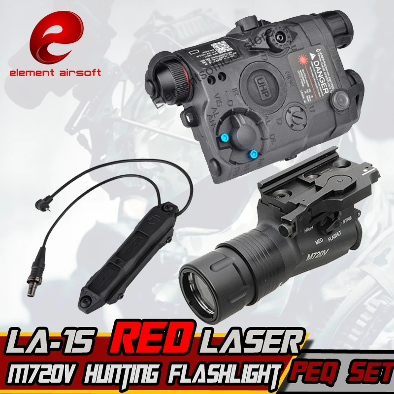 Охотничий фонарик Element M720V LA-5/PEQ-15 UHP красное крепление с усиленным давлением