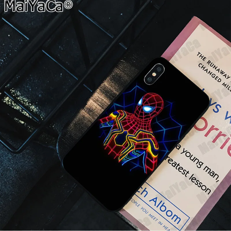 MaiYaCa Марвел Супергерои из “Мстителей” индивидуальный чехол для телефона с фото для Apple iphone 11 pro 8 7 66S Plus iphone X XS MAX 5S SE XR крышка - Цвет: A8
