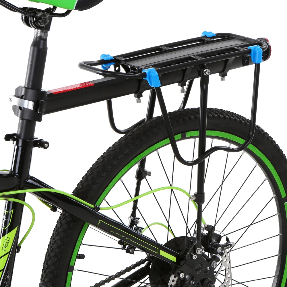 Регулируемая велосипедная грузовая стойка из алюминиевого сплава для горного велосипеда, задняя стойка для велосипеда, стойка для багажа