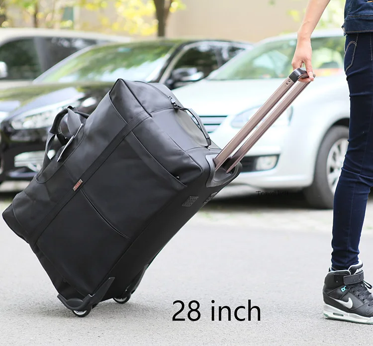 Высокая ёмкость для мужчин бизнес многофункциональные дорожные сумки водостойкий Сумки на колёсиках раза чемодан колёса