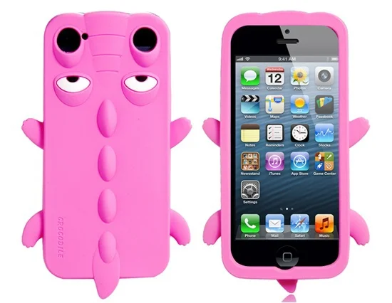 Free Shipping Case For Iphone 5/5s Cover Hello Geeks Caterpillar Silicone |