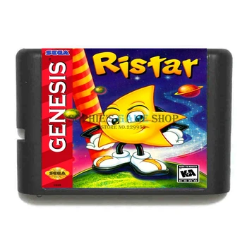 

Ristar Game Cartridge Newest 16 bit Game Card For Sega Mega Drive / Genesis System