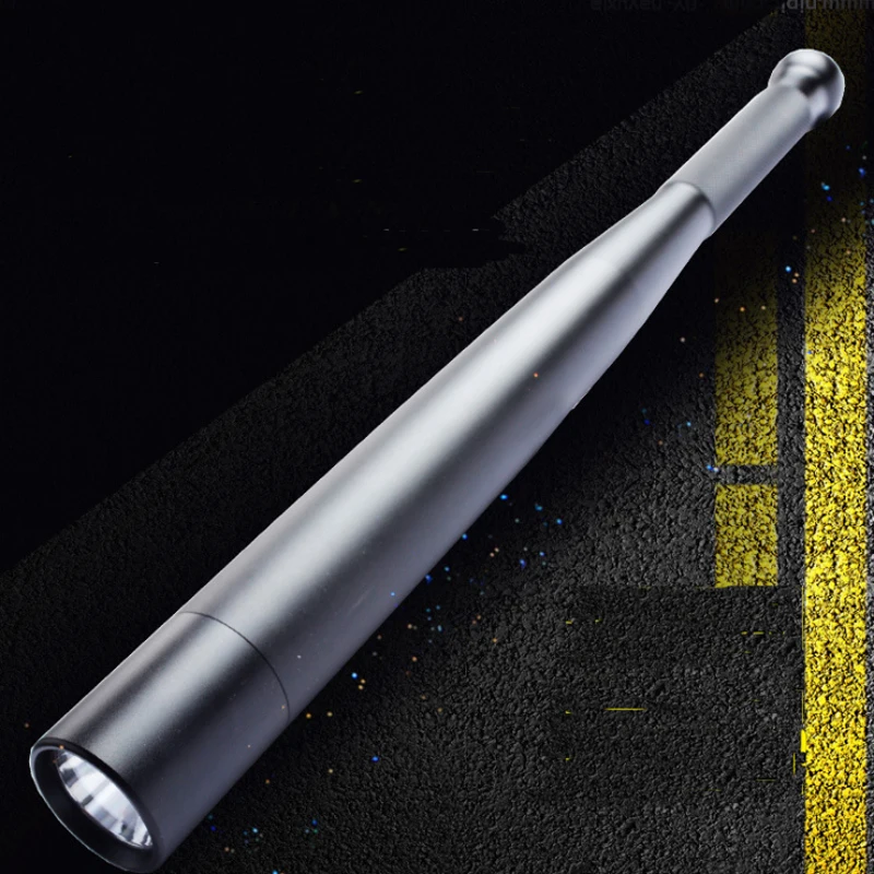 

Powerful LED Flashlight Baseball Rod Self defense Cree LED Torch XML Waterproof Camping Tools Long style