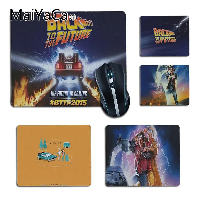 

MaiYaCa Cool New Back to The Future mouse pad gamer play mats Customized MousePads Computer Laptop Anime Mouse Mat
