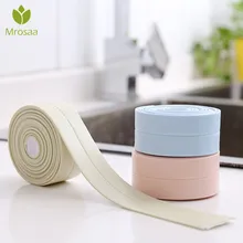 Mrosaa противообрастающая Водонепроницаемая наклейка уплотнительное кольцо полоса кухня Туалет настенная лента декоративная ПВХ пленка наклейка для комнаты