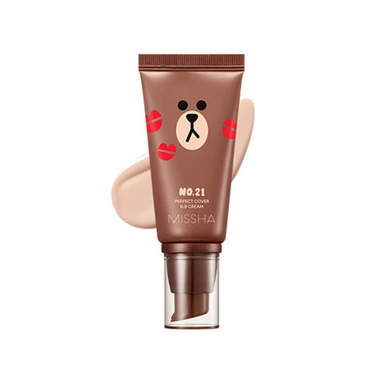 

MISSHA Line Friends Edition Perfect Cover BB Cream 50ml SPF42 PA+++ CC Cream 30ml Foundation Concealer Nude Makeup BB Cream
