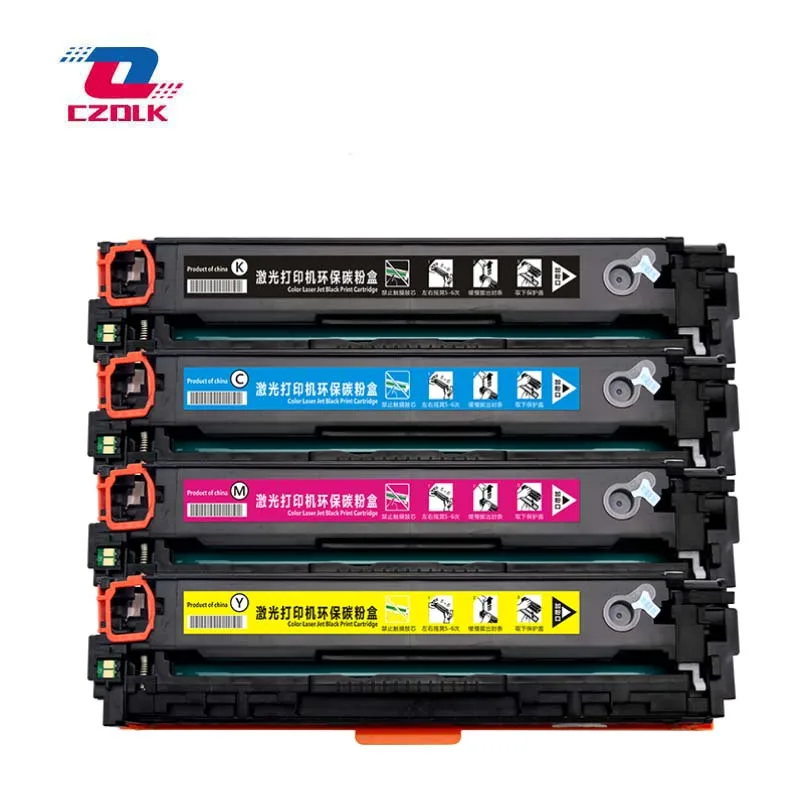 Совместимый картридж с тонером для HP CE320A CE321A CE322A CE323A 128A 320 321 322 323 laserjet CM1415 CM1415fn 1415 K