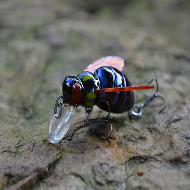 Fishing Lure 6g 4.5cm Insect Baits Alice Mouth Fish Lures Isca