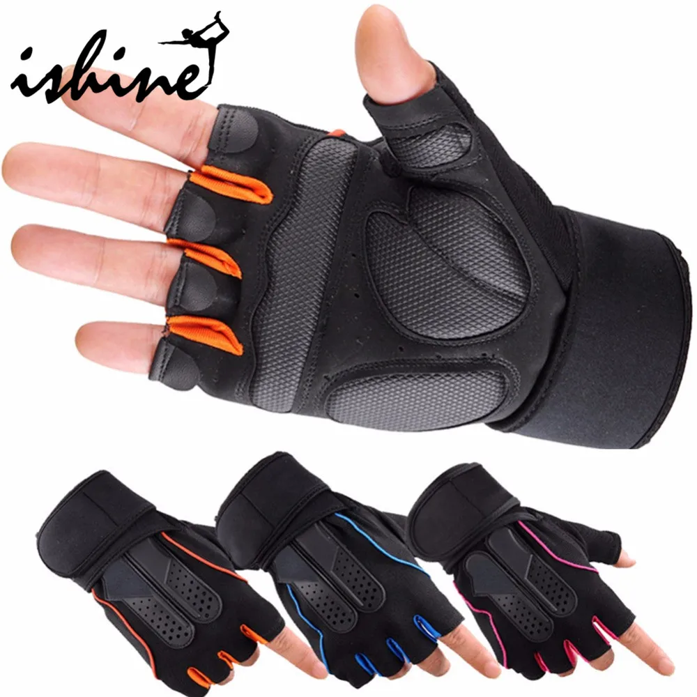 Fitness Tactical gloves Men 's half length extended wrist design Riding