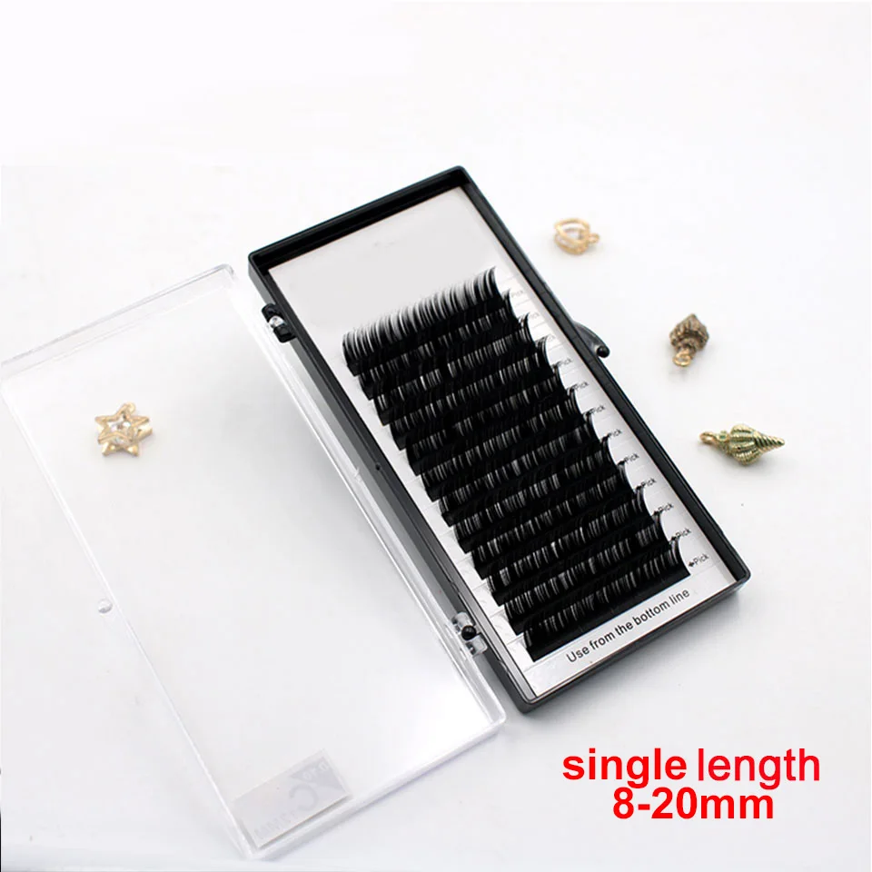 

12rows/case 8-15mm JBCD Curl Eyelashes Extension Lashes Individual Eyelash Extension