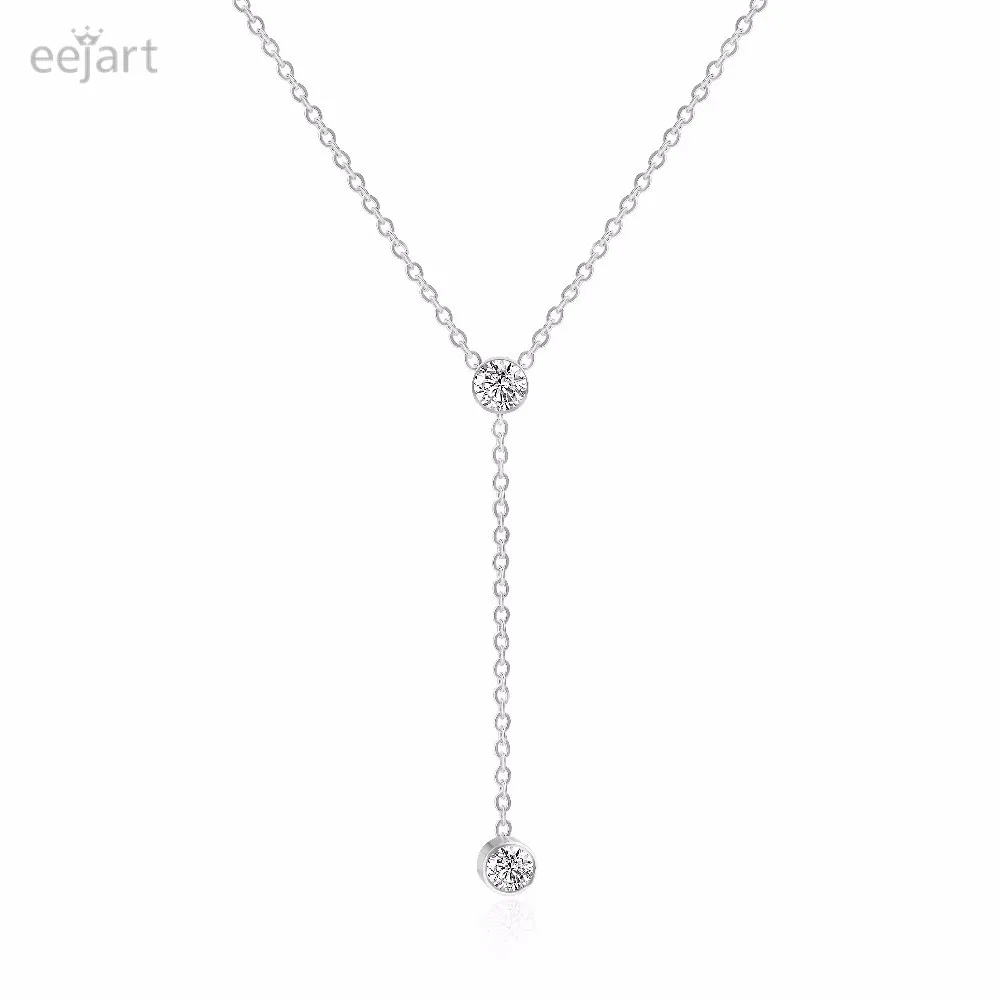 Женское Ожерелье цепочка из нержавеющей стали с фианитом|stainless steel necklace|steel