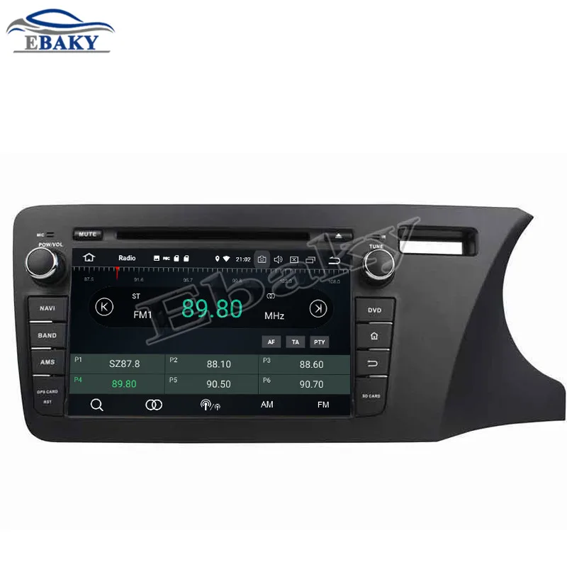 Flash Deal NaviTopia 8inch 4GB RAM 64GB ROM Octa Core Android 9.0 Car DVD Player For Honda CITY 2014 Right/GPS/WIFI 15