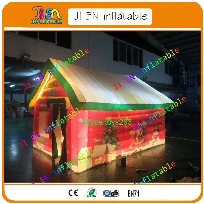 Free-air-ship-to-door-4-3-3M-13-10-10ft-inflatable-christmas-house-giant-inflatable