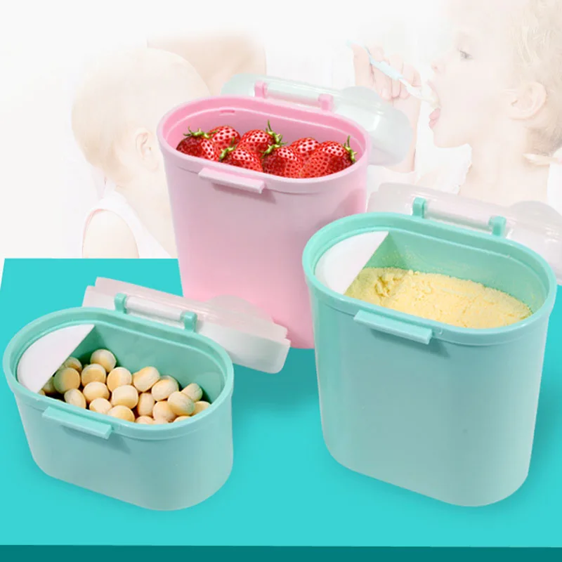 Портативная детская коробочка для хранения пищи, контейнеры для хранения молочного порошка, Бачки для подачи лотка для хранения груши, риса, BPA бесплатно для детей
