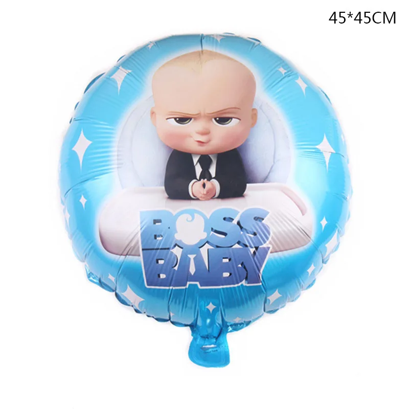 

50pcs Boss baby Foil 18 inch Balloons Birthday Party Decorations Globos Kids Toys Baby Shower Supplies