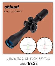 Ohhunt CL 5-20X50 FFP тактические оптические прицелы первый фокальный самолет красный зеленый с подсветкой Стекло Сетка с блокировкой сброса прицел