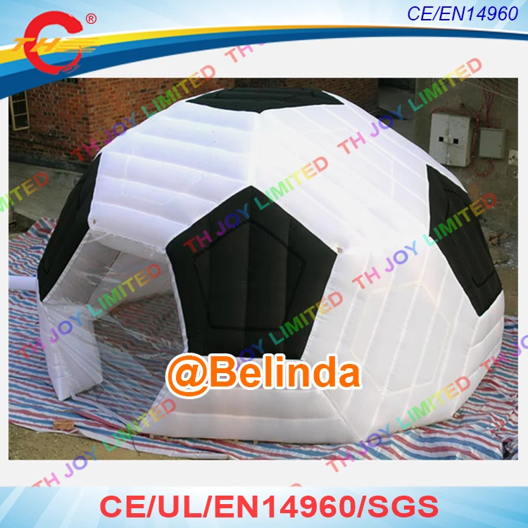 free shipping, 5m/6m inflatable soccer football tent, inflatable soccer