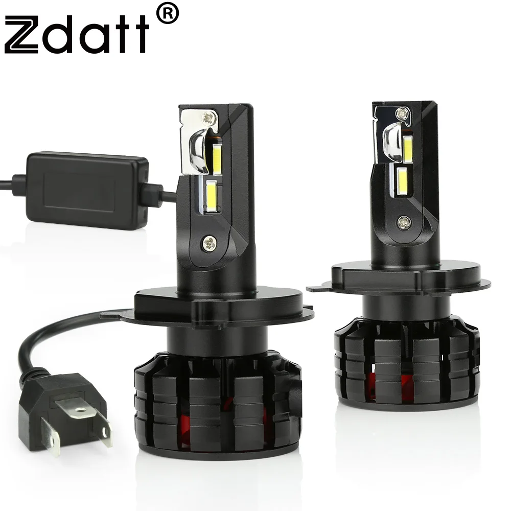 

Zdatt Car Led Light H4 H1 H7 Led Bulb H8 H9 H11 9005 HB3 9006 HB4 Headlights Canbus 100W 12000LM 12V 6000K Automobiles Auto Lamp