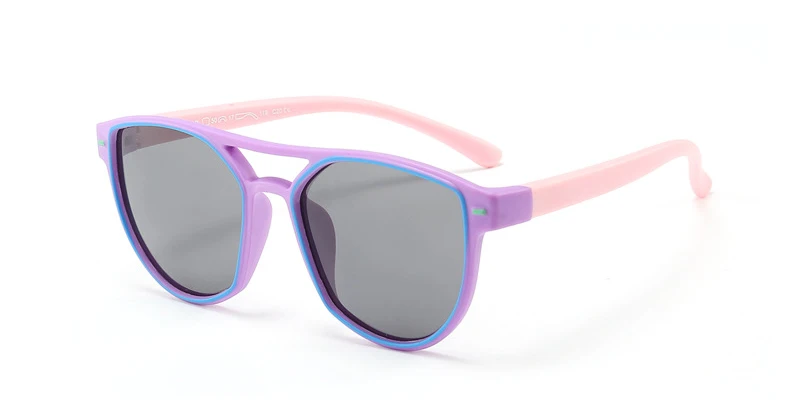 Модные детские милые летние солнцезащитные очки, поляризованные очки для детей, для девочек и мальчиков, цветные детские солнцезащитные очки, красные gafas - Цвет линз: C20