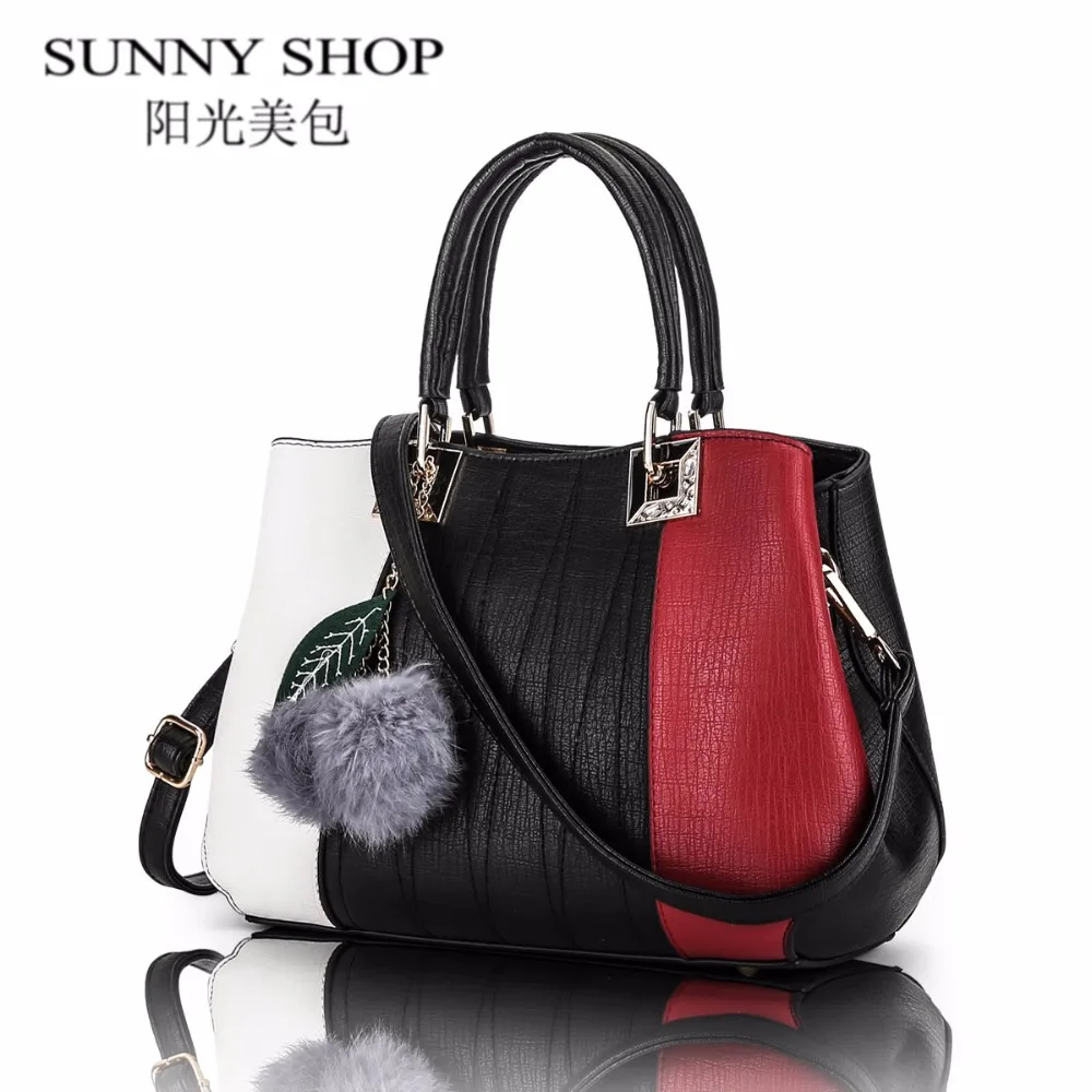 SUNNY SHOP luxury handbags women bags designer shoulder bags handbags women famous brands women messenger bags sac a main femme